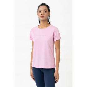 United Colors of Benetton BNT-W21012 Pembe Kadın T-shirt