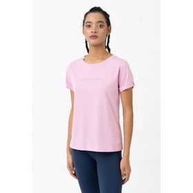 United Colors of Benetton BNT-W21012 Pembe Kadın T-shirt