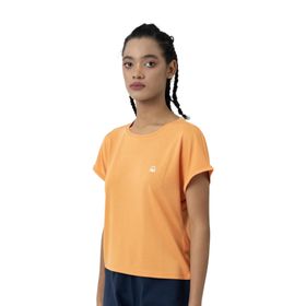 United Colors of Benetton BNT-W21016 Açık Turuncu Kadın T-shirt