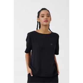 United Colors of Benetton BNT-W21066 Siyah Kadın Pijama Üstü