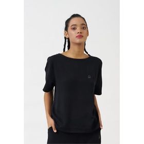 United Colors of Benetton BNT-W21066 Siyah Kadın Pijama Üstü