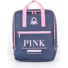 United Colors of Benetton BNT03818 Lacivert Pembe Kadın Sırt Çantası