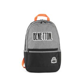 United Colors of Benetton BNT03857 Gri Siyah Okul Çantası