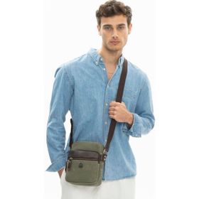 United Colors of Benetton BNT1013 Haki Erkek Çapraz Çanta