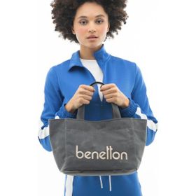 United Colors of Benetton BNT1102 Gri Kadın El Çantası