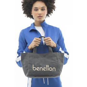 United Colors of Benetton BNT1102 Gri Kadın El Çantası