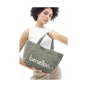 United Colors of Benetton BNT1102 Haki Kadın El Çantası