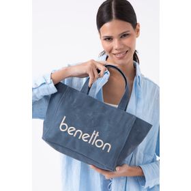 United Colors of Benetton BNT1102 Lacivert Kadın El Çantası