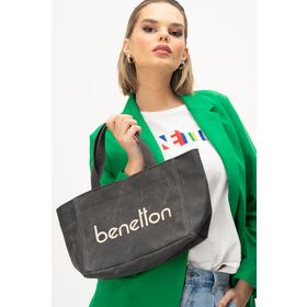 United Colors of Benetton BNT1102 Siyah Kadın El Çantası
