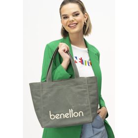 United Colors of Benetton BNT_1163 Haki Kadın Kol Çantası
