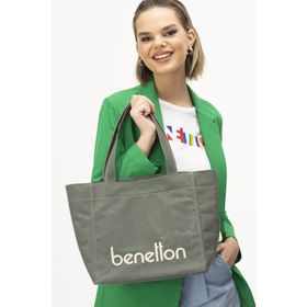 United Colors of Benetton BNT_1163 Haki Kadın Kol Çantası