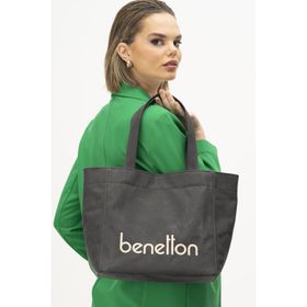 United Colors of Benetton BNT1163 Siyah Kadın Kol Çantası