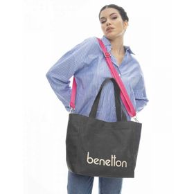 United Colors of Benetton BNT1163 Siyah Kadın Kol Çantası