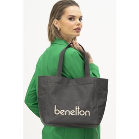 United Colors of Benetton BNT1163 Siyah Kadın Kol Çantası