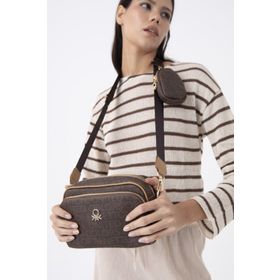 United Colors of Benetton BNT1292 Kahve Camel Kadın Çapraz Çanta
