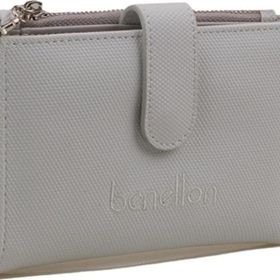United Colors of Benetton BNT1300 Beyaz Açık Gri Kadın Cüzdan