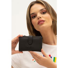 United Colors of Benetton BNT1300 Siyah Kadın Cüzdan