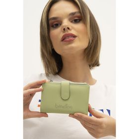 United Colors of Benetton BNT1300 Yeşil Kadın Cüzdan