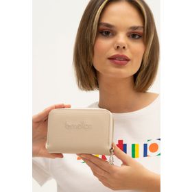 United Colors of Benetton BNT1303 Bej Kadın Cüzdan