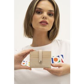United Colors of Benetton BNT1308 Bej Kadın Cüzdan