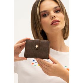 United Colors of Benetton BNT1310 Kahve Taba Kadın Cüzdan