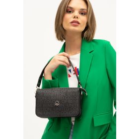 United Colors of Benetton BNT1322 Siyah Kadın Çapraz Çanta