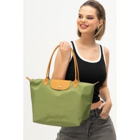 United Colors of Benetton BNT1355 Yeşil Camel Kadın El Çantası