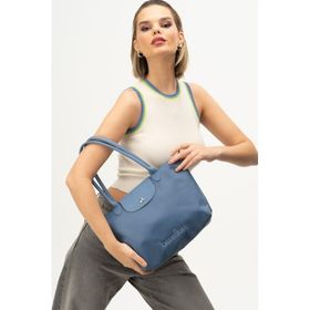 United Colors of Benetton BNT1357 Mavi Kadın El Çantası