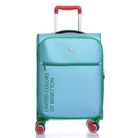 United Colors of Benetton BNT2100 Kumaş Aqua Kabin Boy Valiz