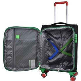United Colors of Benetton BNT2100 Kumaş Siyah Kabin Boy Valiz