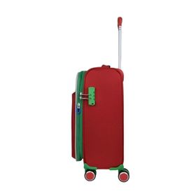 United Colors of Benetton BNT2200 Kumaş Kırmızı Kabin Boy Valiz