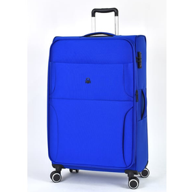 United Colors of Benetton BNT2500 Ultra Light Kumaş Mavi Kabin Boy Valiz