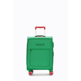 United Colors of Benetton BNT2800 Yeşil Kabin Boy Kumaş Valiz