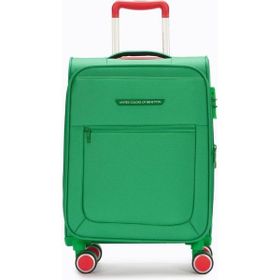 United Colors of Benetton BNT2800 Yeşil Kabin Boy Kumaş Valiz