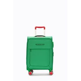 United Colors of Benetton BNT2800 Yeşil Kabin Boy Kumaş Valiz