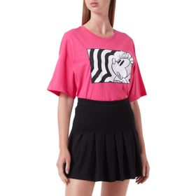 United Colors of Benetton Fucsia 32U XS Kadın Kısa Kollu Tişört