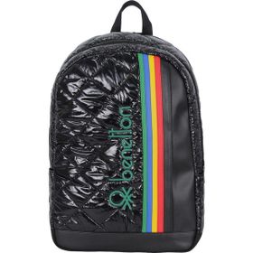 United Colors of Benetton Kapitone Sırt Çantası 70251 Siyah