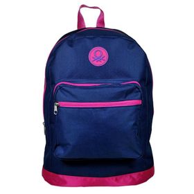 United Colors of Benetton Lacivert Pembe Unisex Çocuk Okul Sırt Çantası