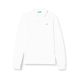 United Colors of Benetton Logolu Polo Beyaz Erkek Çocuk T-Shirt