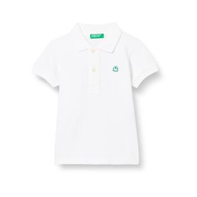 United Colors of Benetton Logolu Polo Beyaz Erkek Çocuk T-Shirt