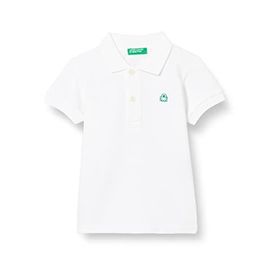 United Colors of Benetton Logolu Polo Beyaz Erkek Çocuk T-Shirt