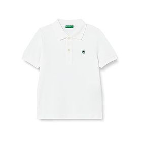 United Colors of Benetton Logolu Polo Beyaz Erkek Çocuk T-Shirt