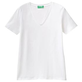 United Colors of Benetton Pullunder Beyaz Bianco 101 XL Kadın T-Shirt