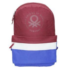 United Colors of Benetton Q-062 70098 Bordo Okul Sırt Çantası