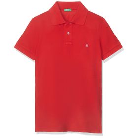 United Colors of Benetton Regular Fit Kısa Kollu Polo Beyaz Erkek T-Shirt