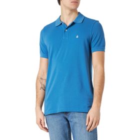 United Colors of Benetton Regular Fit Kısa Kollu Polo Mavi Erkek T-Shirt