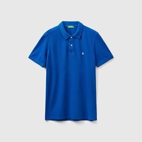 United Colors of Benetton Regular Fit Kısa Kollu Polo Mavi Erkek T-Shirt