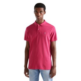 United Colors of Benetton Regular Fit Kısa Kollu Polo Pembe Erkek T-Shirt
