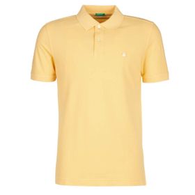 United Colors of Benetton Regular Fit Kısa Kollu Polo Sarı Erkek T-Shirt