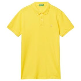 United Colors of Benetton Regular Fit Kısa Kollu Polo Sarı Erkek T-Shirt